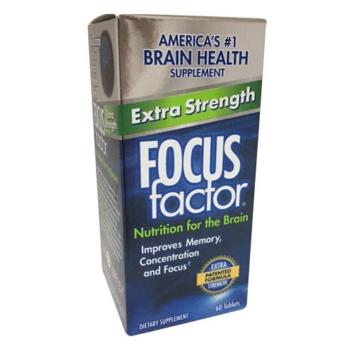 Focus Factor Extra Strength Tablets For Brain Health, 60 Ea